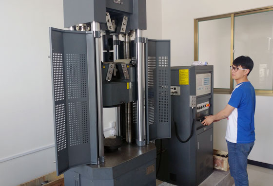 保定某项目高强螺栓最小拉力荷载试验